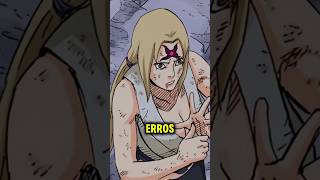 3 Erros da Tsunade como Hokage #naruto #tsunade #hokage