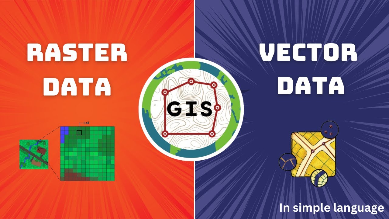 Raster and Vector data in GIS | Difference | ArcGIS tutorial
