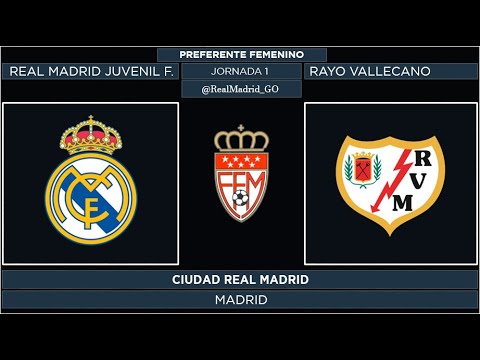 Real Madrid Juvenil Femenino - Rayo Vallecano | Preferente Femenino Juvenil 2022/23 | Jornada 1