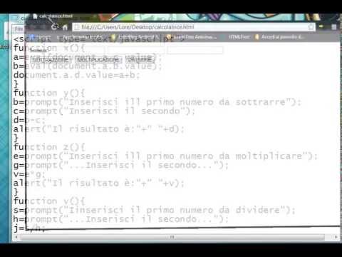 Come fare una calcolatrice-Programmi Utili