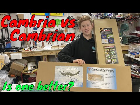 Cambria vs Cambrian Funfighter P-51 Tandam Build Pt1 Which is better?