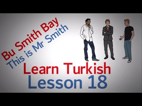 Learn Turkish Lesson 18 - Conversation, Introduction Part 1 (This is my son / This is my wife )