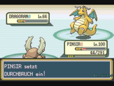 Pinsir VS Pokemon Liga (BG)