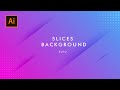 How To Make A Slices Background With Adobe Illustrator Adobe Illustrator Tutorial For Beginner