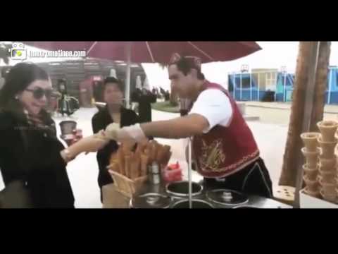 hansika fun with ice cream boy