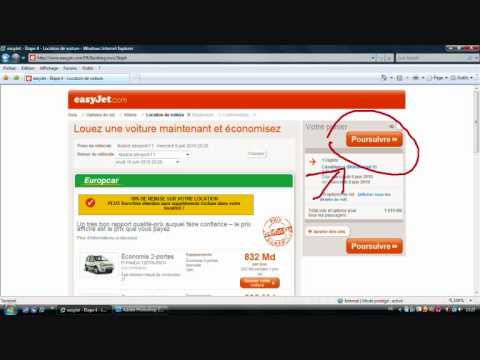 comment modifier billet easyjet