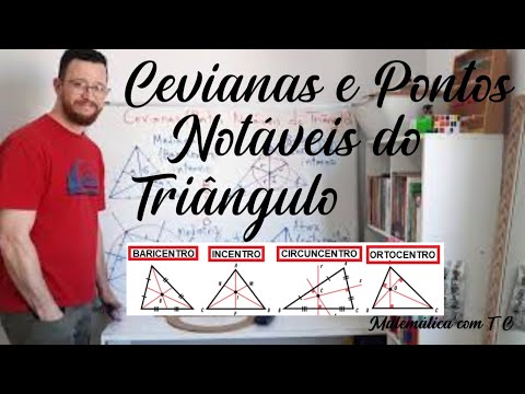 Cevianas (Pontos notáveis do Triângulo)