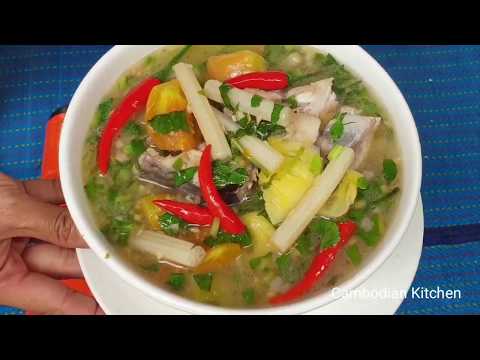 Sweet And Sour Fish Soup With Mixed Fresh Vegetables - Vietnamese Soup Video