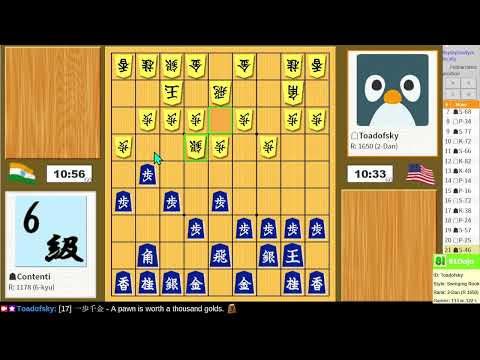 Teaching ladder with Contenti (6-kyu) on 81Dojo.com