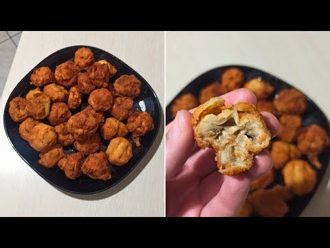 CHRUPIĄCE PIECZARKI W PANIERCE