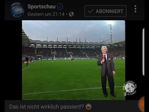 Sportschau Interview direkt am Spielfeldrand