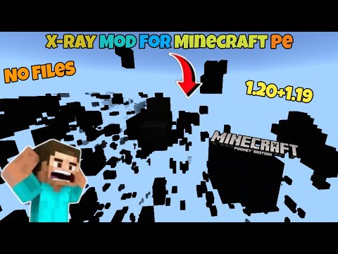 "Get X-Ray Mod for Minecraft Pe Mobile 1.20+1.19" 🔥