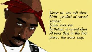 Tupac Shakur 2Pac ft Eminem - Better Days (Lyrics)