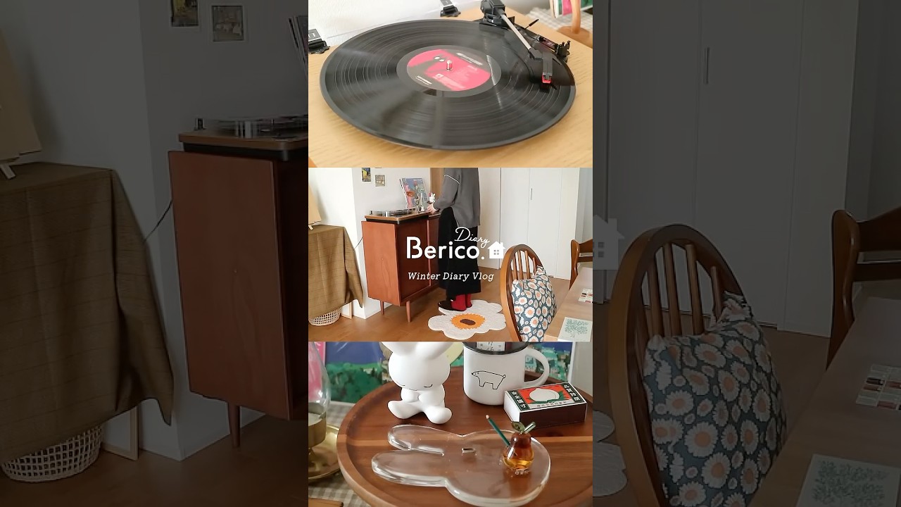 winter diary vlog 冬の暮らしのmini vlog #ミッフィー #インテリア #夫婦二人暮らし #vlog