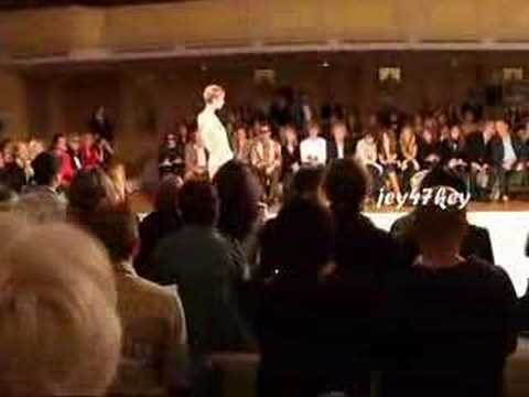 Milagros Schmoll at Michel Klein show SS08