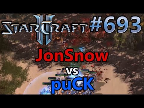 JonSnow (Z) vs puCK (P) | Starcraft 2: Replay-Cast #693 [German]