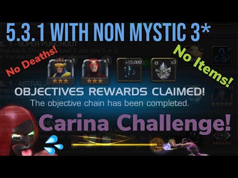 Carina’s Challenge: Mystic Dispersed (Itemless and No Deaths!)