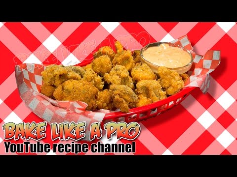 Crunchy Spicy Deep Fried Mushrooms Recipe