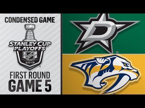 04/20/19 First Round, Gm5: Stars @ Predators