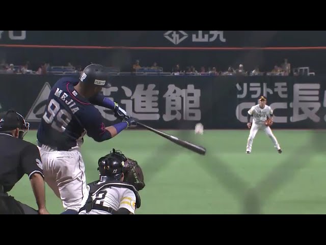 【2回表】2試合連発で両リーグ一番乗り!! ライオンズ・メヒア10号同点ソロ!! 2016/4/30 H-L