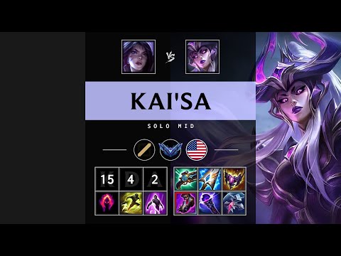 Kai'Sa Mid vs Syndra - NA Diamond Patch 25.12