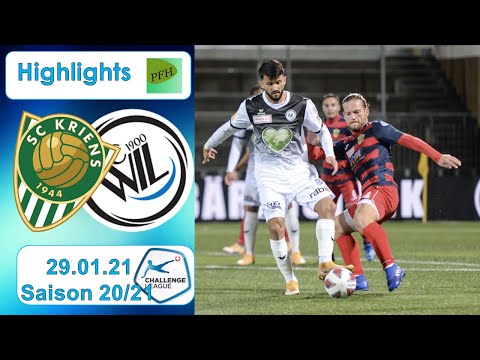 Highlights: SC Kriens vs FC Wil (29.01.21)