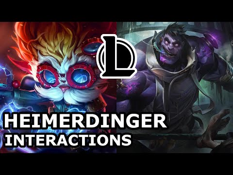 Heimerdinger Interactions with Other Champions | MUNDO CALLS HIM FUNNY | League of Legends Quotes