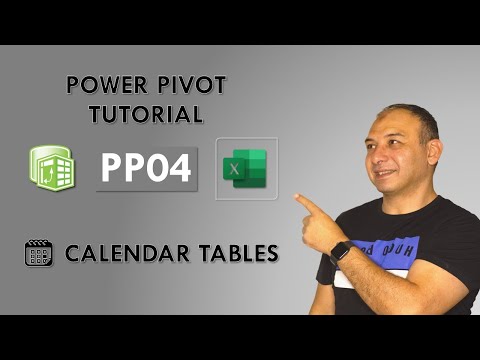 PP04: Power Pivot Tutorial - 3 ways to create CALENDAR TABLES, Why Calendar Table in a Data Model?