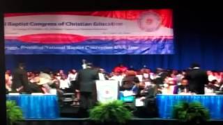 National Baptist Congress Young Adult Choir singing 