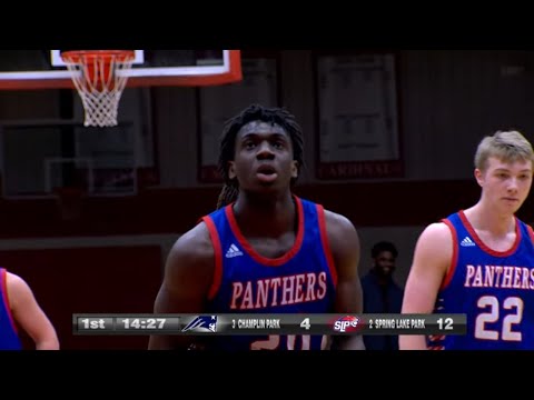 Champlin Park vs. Spring Lake Park Boys Basketball Section 5AAAA Semifinal
