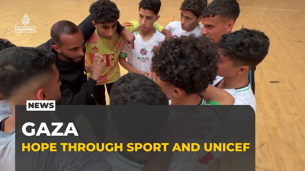 Gaza UNICEF sport programme: Six week initiative helps children build confidence