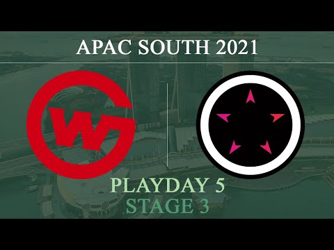 WCG vs ORDER @Villa | APAC South 2021 Stage Playday 5 | Wildcard Gaming vs ORDER