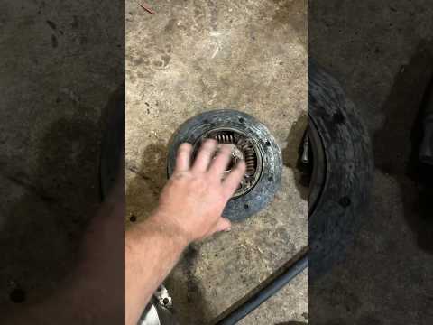 Tiniest Clutch Ever!😂 Toyota Yaris Clutch install #automobile #mechanic #toyota