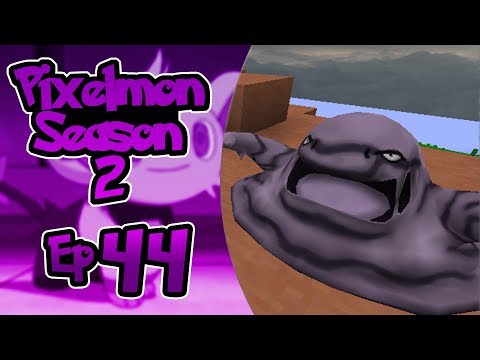 Pixelmon Season 2 - Ep. 44 "EV Training and Garbage Fishing"