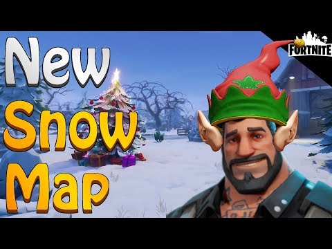 FORTNITE - New Snow Map! (Schematic Rarity Evolution And PVE Leaderboards) Video