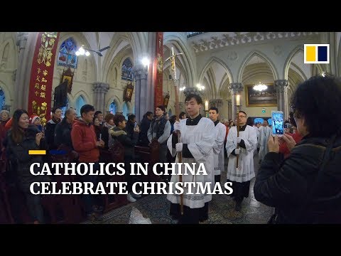 Católicos na China celebram o Natal