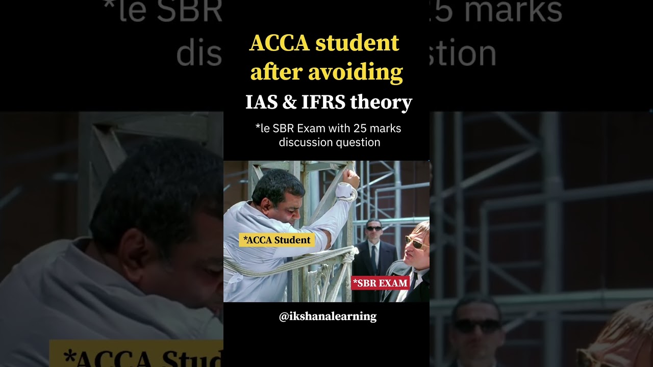 SBR Exam vs. ACCA Student 💀 #shorts #acca
