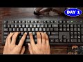 Learn English Typing In 10 Days Day 1 Free Typing Lessons Touch Typing Course