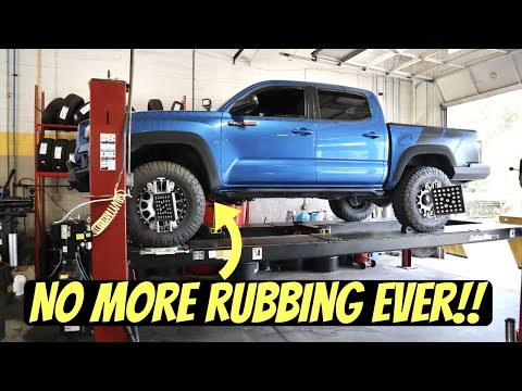 How To Align Aftermarket Upper Control Arms For MASSIVE Tires: 3rd Gen Toyota Tacoma