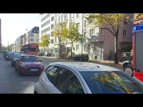 GERMAN FIRE TRUCKS RESPONDING AT FRANKFURT (112)