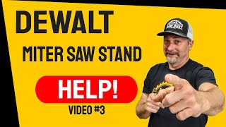 My Dewalt Miter Saw Stand Issues, Watch This!