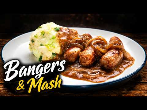 Bangers & Mash: in Rich Onion Gravy: Quick, Cheap, Comforting: