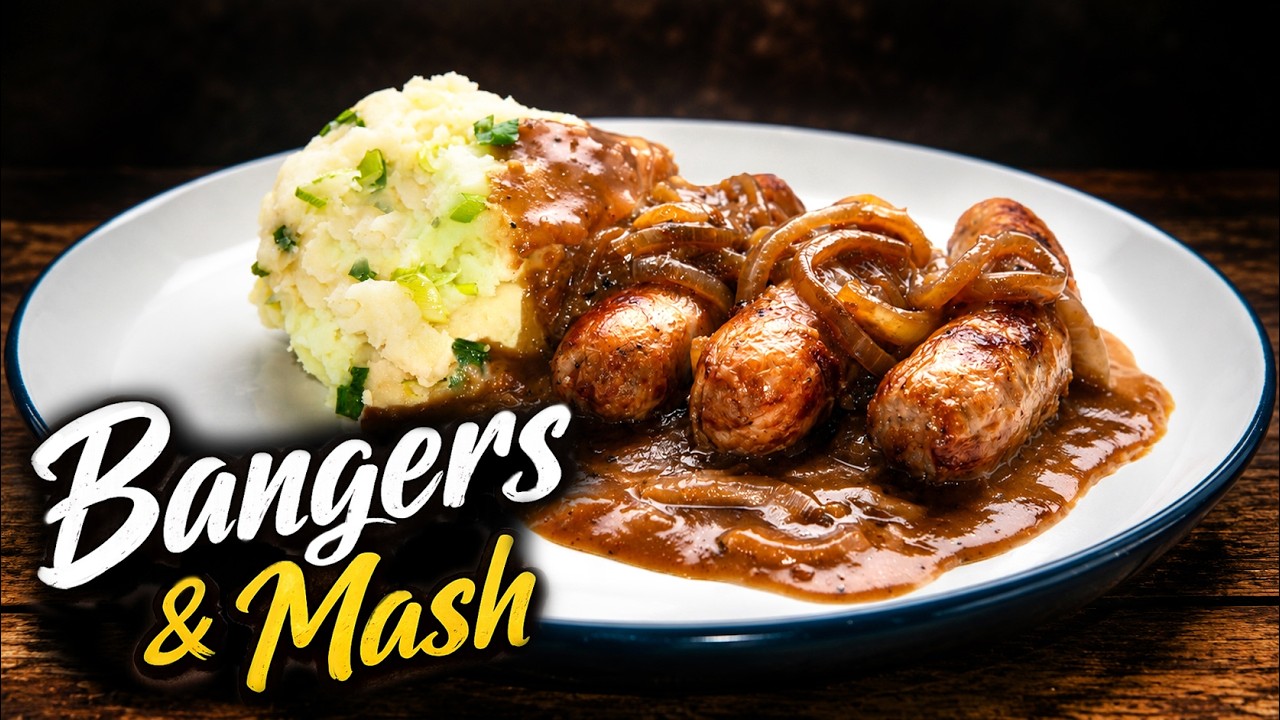 Bangers & Mash: in Rich Onion Gravy: Quick, Cheap, Comforting: