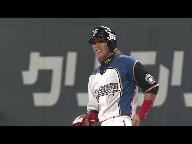 【7回裏】ファイターズ・陽 1・2番がつないだチャンスでタイムリーヒット!! 2014/9/29 F-L