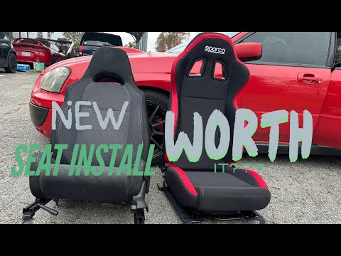 Installing Sparco R100 Seats on the WRX..........WORTH IT?