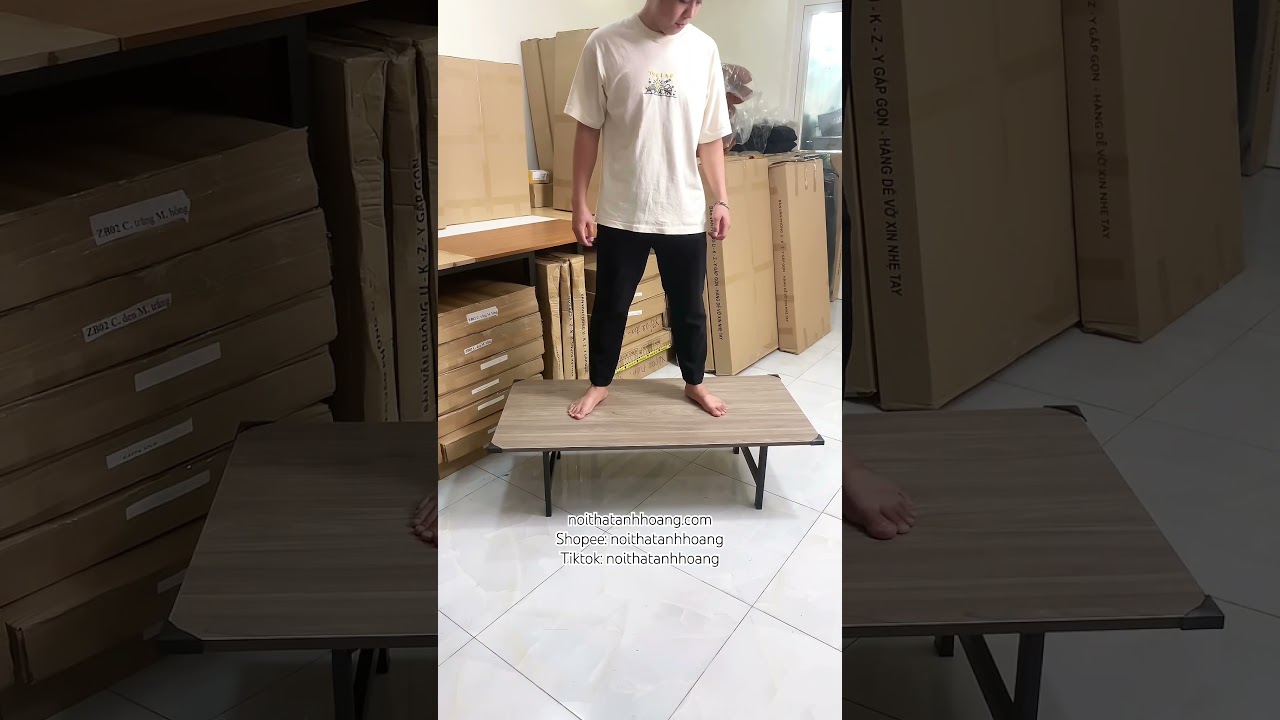 Bàn Học Ngồi Bệt Kiểu Nhật Có Nhiều Size Tùy Chọn - Bàn Gập Gọn Tiện Lợi | Nội Thất Anh Hoàng