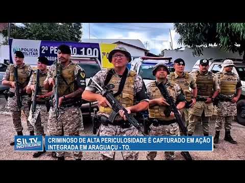 EXCLUSIVO! Em Araguaçu-TO Polícia busca por suspeito de série de crimes