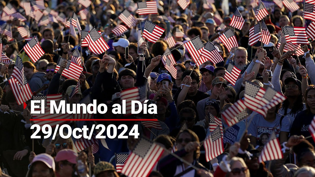 #ElMundoAlDía | A pocos días de las elecciones en EU, Harris y Trump viven realidades muy diferentes