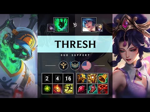 Thresh Support vs Sona - NA Challenger Patch 25.08