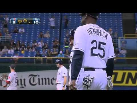 2012/09/19 Rays' seven-run sixth